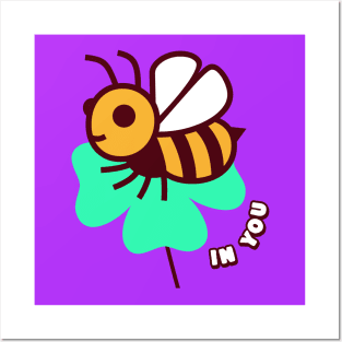 Funny Motivational Bee Puns, Believe In You Posters and Art